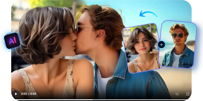 Lebensechter AI Kissing Video Generator