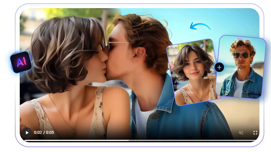 Lebensechter AI Kissing Video Generator